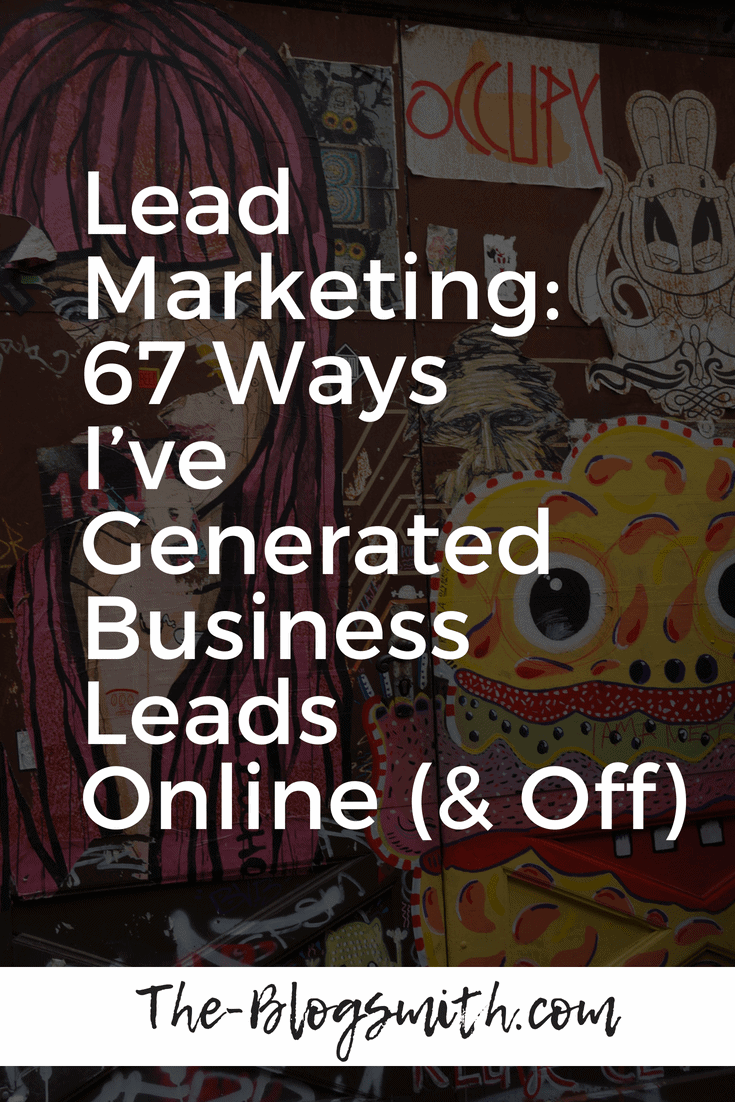 Embodying the spirit of hustle, assisted by a background in sales, I’ve never been hurting for clients. Steal my tactics for lead marketing: generating leads online (& off).