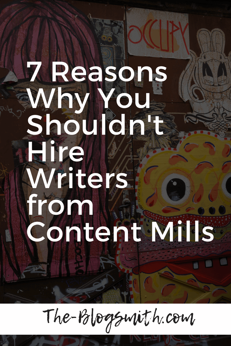 Content mills pay writers less than a living wage. It doesn't matter if you're ethical: it’s easy to see how cutting out the middleman is a smart business move.